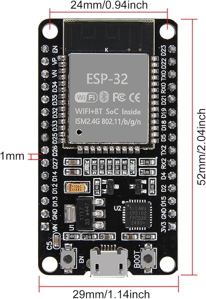 Esp32 microcontroller