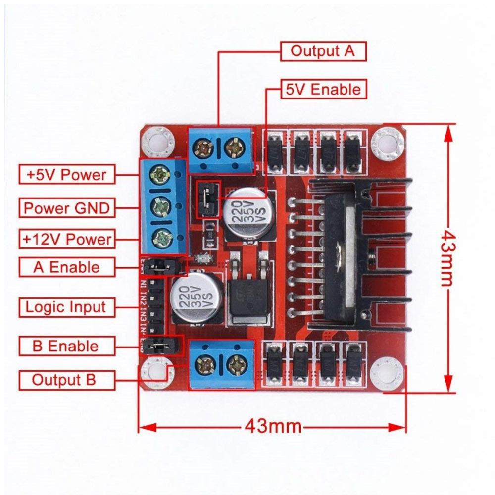 Motor drive L289N