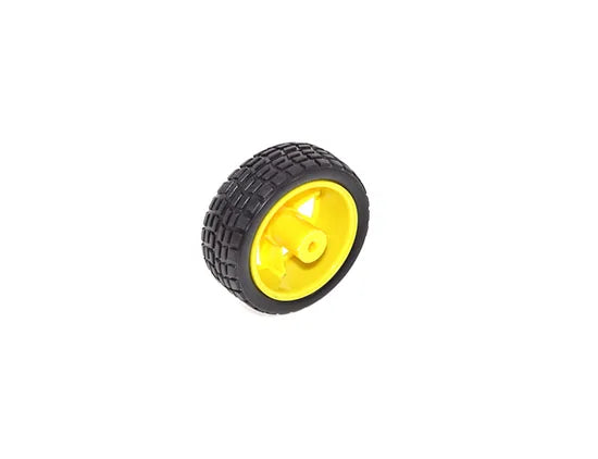Car wheels yellow