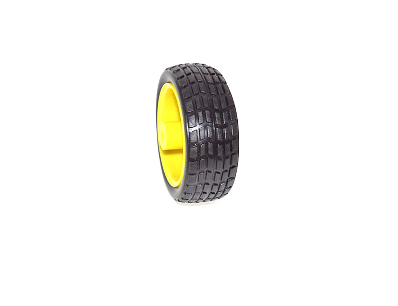 Car wheels yellow