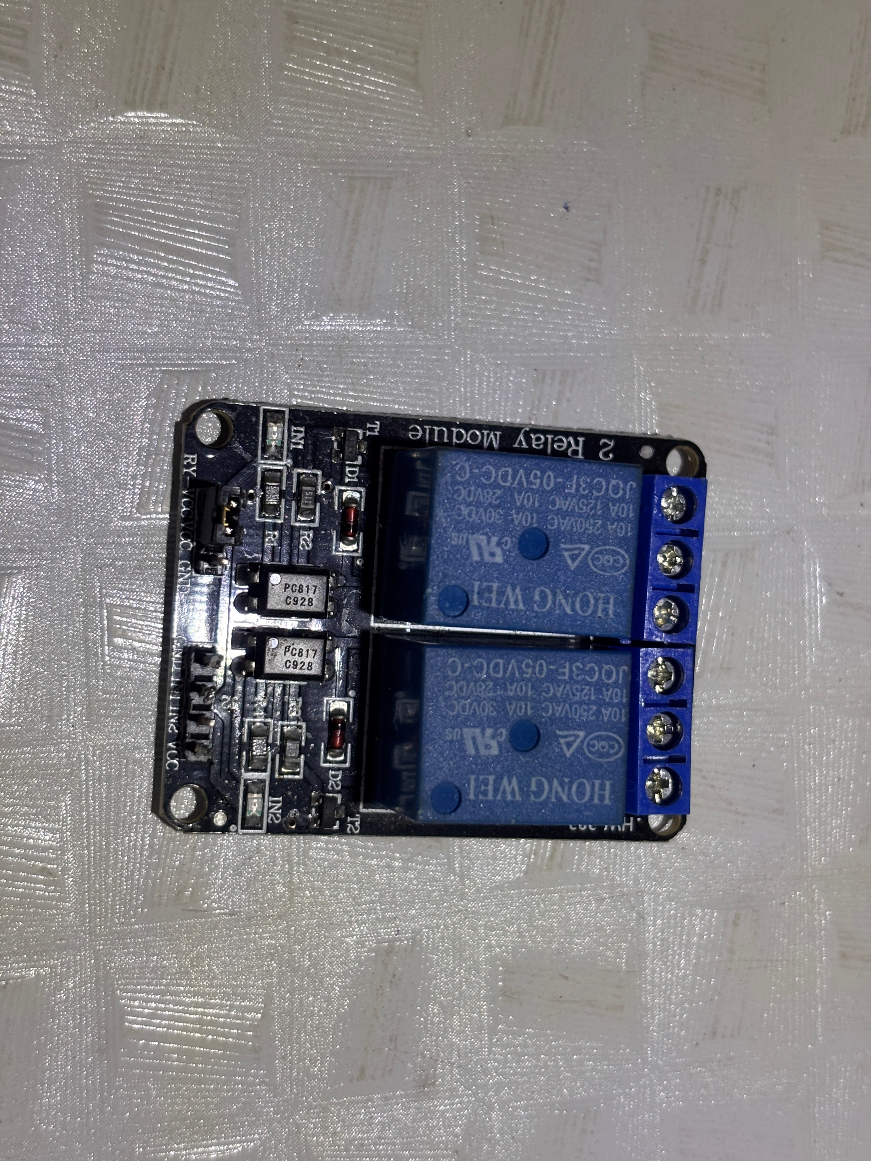 Relay module Two channel 5v