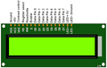 LCD 16x2 green