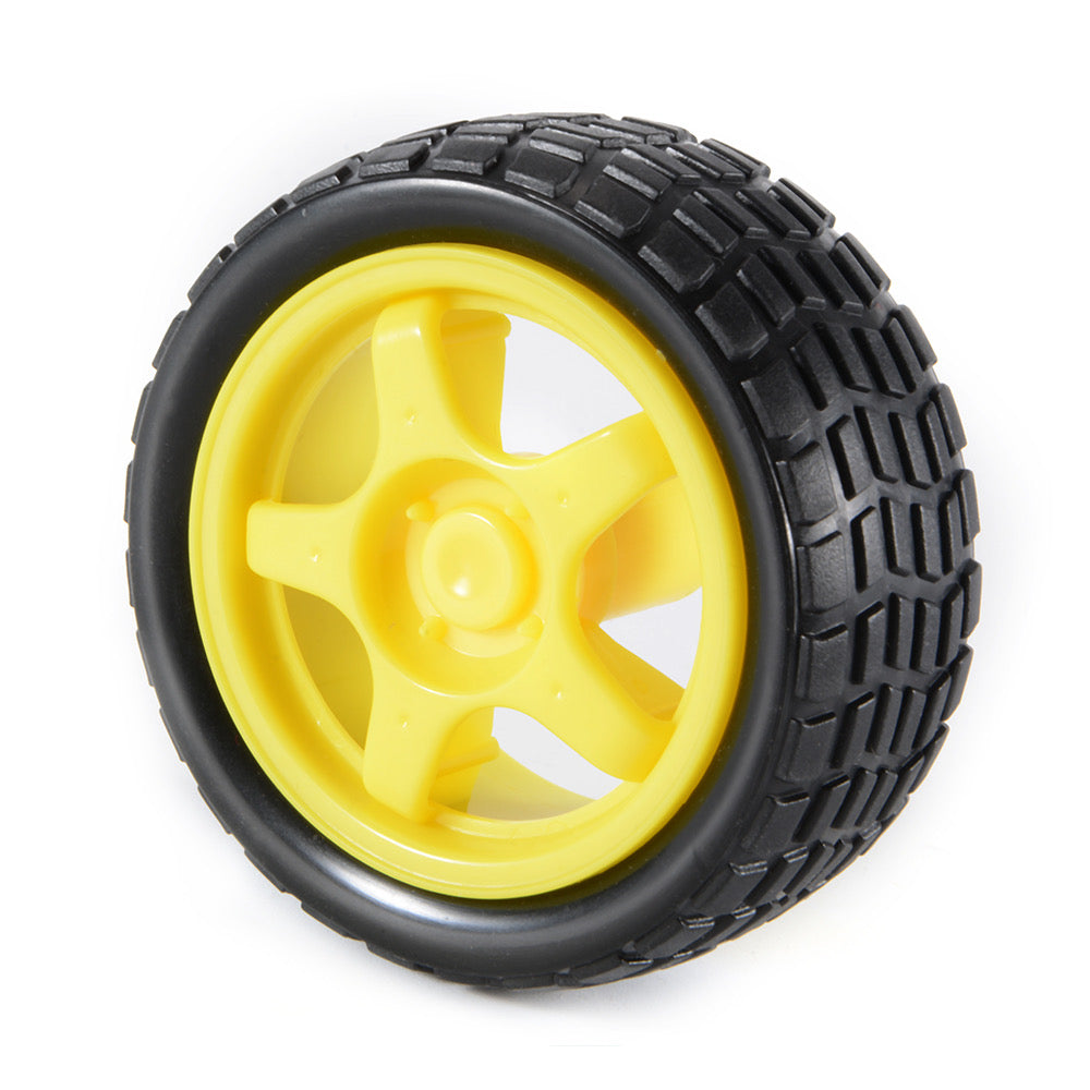 Car wheels yellow