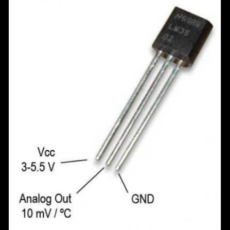 LM35 is a temperature sensor